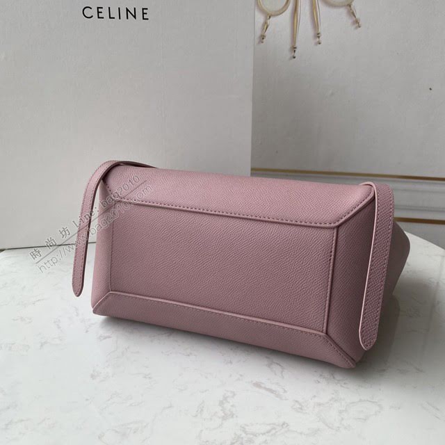 Celine女包 賽琳經典款中號女包 Celine belt bag 掌紋牛皮鯰魚包 189153  slyd2208